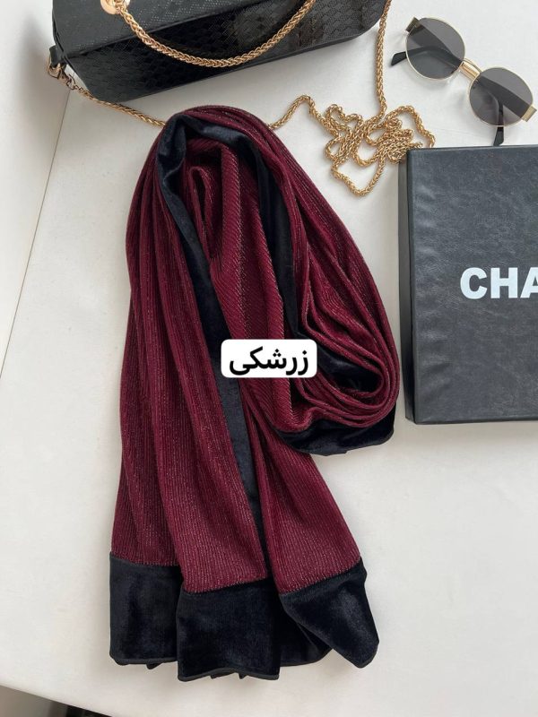 شال حاشيه مخمل كد 397 - Image 2